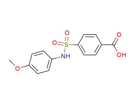 Benzoicacid, 4-[[(4-methoxyphenyl)amino]sulfonyl]-