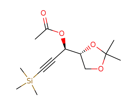 (2R,3R)-3-O-acetyl-1,2-O-isopropylidene-5-(trimethylsilyl)-4-pentyne-1,2,3-triol