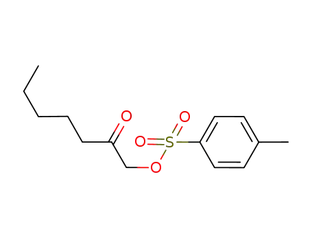 Molecular Structure of 80520-05-4 (2-oxoheptyl 4-methylbenzenesulfonate)