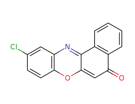 Molecular Structure of 75197-91-0 (5H-Benzo[a]phenoxazin-5-one, 10-chloro-)