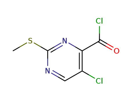 5-Chloro-2-(methylthio)pyrimidine-4-carbonyl chloride