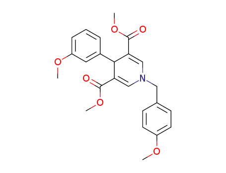 dimethyl 1-(4-methoxybenzyl)-4-(3-methoxyphenyl)-1,4-dihydro-3,5-pyridinedicarboxylate