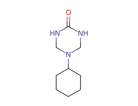 Molecular Structure of 1910-88-9 (5-Cyclohexyl-1,3,5-triazinan-2-one)