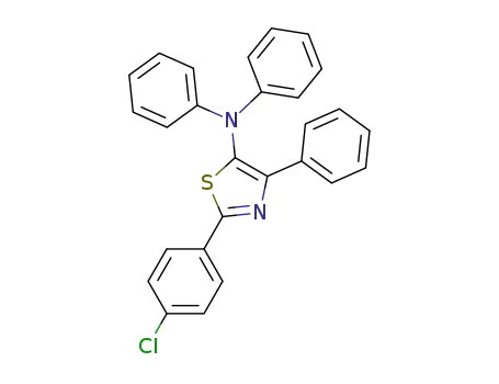 2-(4-chlorophenyl)-4-phenyl-5-diphenylaminothiazole