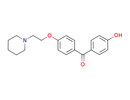 Methanone, (4-hydroxyphenyl)[4-[2-(1-piperidinyl)ethoxy]phenyl]-