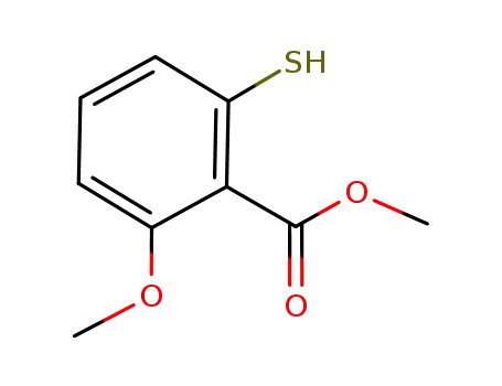 Molecular Structure of 944060-98-4 (methyl 2-mercapto-6-methoxybenzoate)