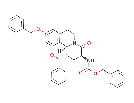 benzyl (3S,11bS)-9,11-bis(benzyloxy)-4-oxo-2,3,4,6,7,11b-hexahydro-1H-pyrido[2,1-a]isoquinolin-3-ylcarbamate