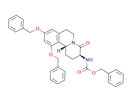 benzyl (3S,11bR)-9,11-bis(benzyloxy)-4-oxo-2,3,4,6,7,11b-hexahydro-1H-pyrido[2,1-a]isoquinolin-3-ylcarbamate