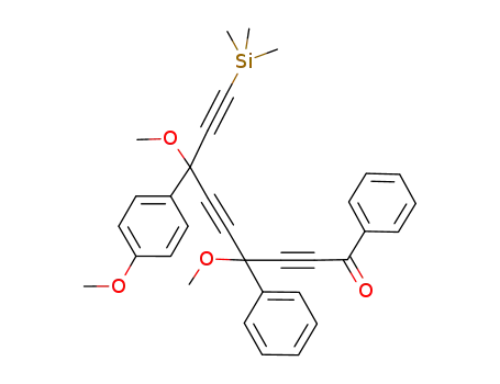 4,7-dimethoxy-7-(4-methoxyphenyl)-9-(trimethylsilyl)-1,4-diphenylnona-2,5,8-triyn-1-one
