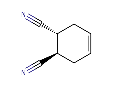 Molecular Structure of 21850-14-6 (4-Cyclohexene-1,2-dicarbonitrile, trans-)