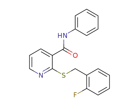 2-((2-fluorobenzyl)thio)-N-phenylnicotinamide