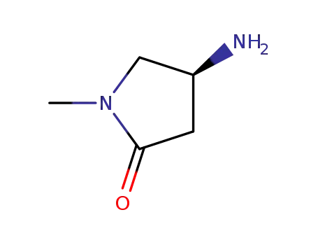 Molecular Structure of 933744-16-2 (4-amino-1-methylpyrrolidin-2-one(SALTDATA: FREE))