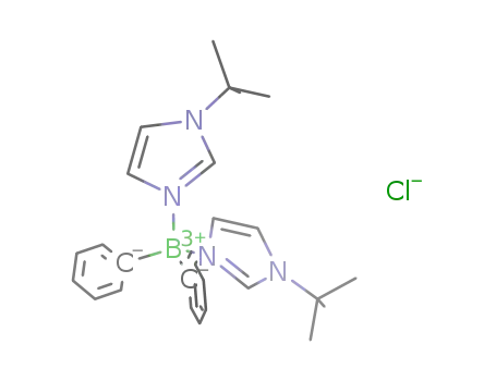 Molecular Structure of 1160462-16-7 ([H<sub>2</sub>BIM(tBu)BPh<sub>2</sub>]Cl)