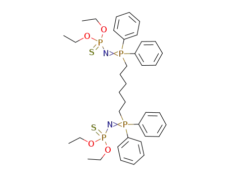 ((C<sub>2</sub>H<sub>5</sub>O)2PSN(C<sub>6</sub>H<sub>5</sub>)2P)2(CH<sub>2</sub>)6