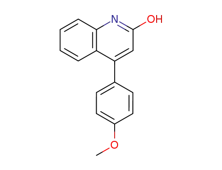 Molecular Structure of 37118-72-2 (4-(p-methoxyphenyl)-2-(1H)-quinolinone)