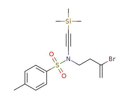 N-(3-bromobut-3-en-1-yl)-4-methyl-N-((trimethylsilyl)ethynyl)benzenesulfonamide
