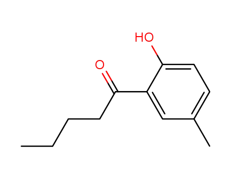 Molecular Structure of 150033-77-5 (1-Pentanone, 1-(2-hydroxy-5-methylphenyl)-)