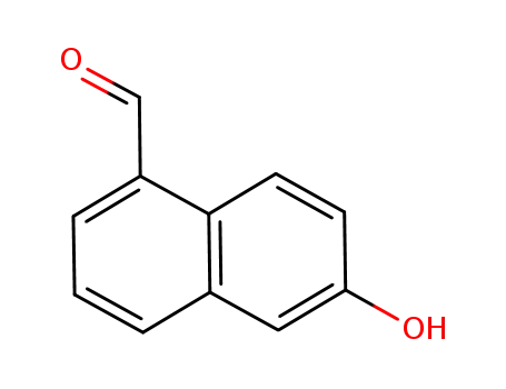 Molecular Structure of 571206-45-6 (6-Hydroxynaphthalene-1-carboxaldehyde)