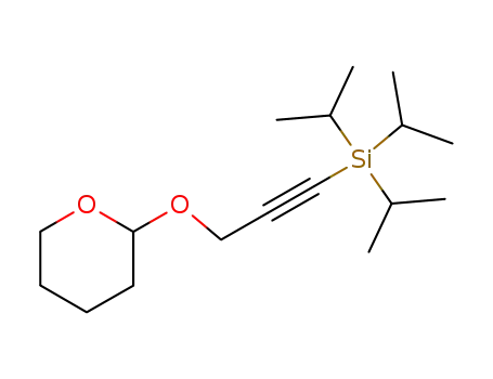 Tetrahydro-2-<<3-(triisopropylsilyl)-2-propynyl>oxy>-2H-pyran