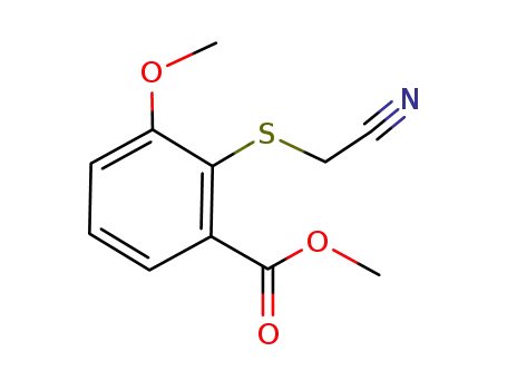methyl 2-[(cyanomethyl)thio]-3-methoxybenzoate
