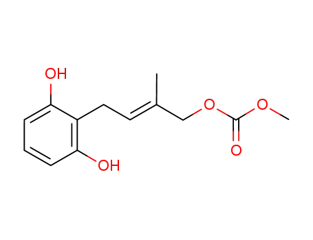 (E)-4-(2,6-dihydroxyphenyl)-2-methylbut-2-enyl methyl carbonate