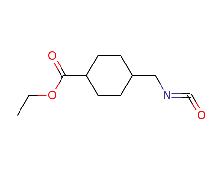 Molecular Structure of 945419-91-0 (ethyl 4-(isocyanatomethyl)cyclohexanecarboxylate)