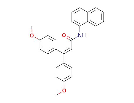 3,3-bis(4-methoxyphenyl)-N-(naphthalen-1-yl)acrylamide