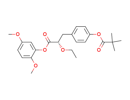 (S)-3-[4-(2,2-Dimethyl-propionyloxy)-phenyl]-2-ethoxy-propionic acid 2,5-dimethoxy-phenyl ester