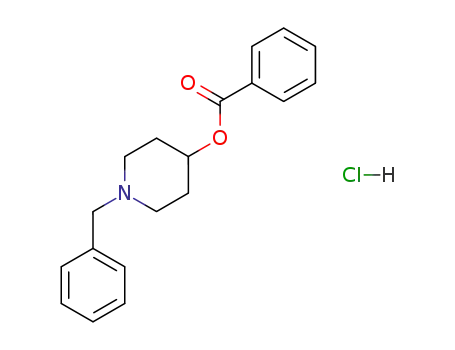 4-Piperidinol, 1-(phenylmethyl)-, benzoate (ester), hydrochloride