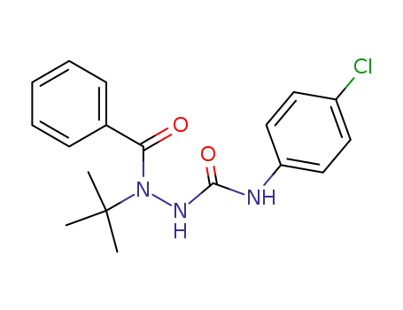 Benzoic acid,
2-[[(4-chlorophenyl)amino]carbonyl]-1-(1,1-dimethylethyl)hydrazide