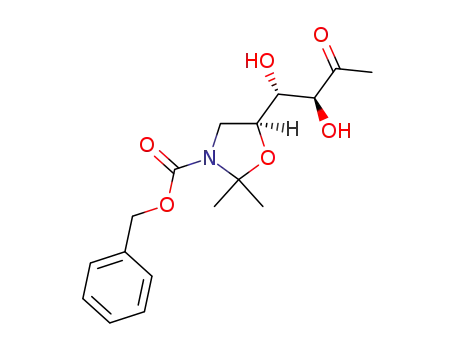benzyl (5S)-5-[(1R,2S)-1,2-dihydroxy-3-oxobutyl]-2,2-dimethyl-1,3-oxazolidine-3-carboxylate