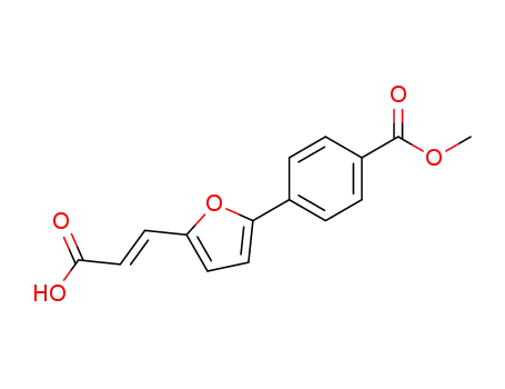 3-[5-(4-methoxycarbonylphenyl)-2-furyl]acrylic acid