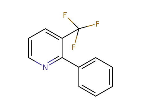 Molecular Structure of 639782-24-4 (2-Phenyl-3-(trifluoromethyl)-pyridine)
