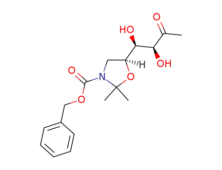 benzyl (5S)-5-[(1S,2S)-1,2-dihydroxy-3-oxobutyl]-2,2-dimethyl-1,3-oxazolidine-3-carboxylate