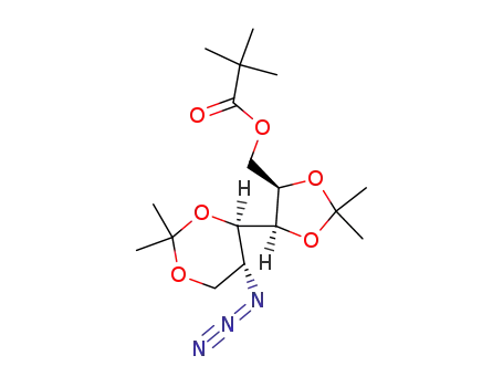 (2R,3R,4R,5R)-2-azido-1,3:4,5-di(isopropylidenedioxy)-6-pivaloyloxyhexane