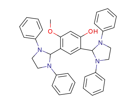 Molecular Structure of 67149-27-3 (Phenol, 2,4-bis(1,3-diphenyl-2-imidazolidinyl)-5-methoxy-)
