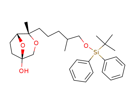3,8-Dioxabicyclo[3.2.1]octan-1-ol,
4-[5-[[(1,1-dimethylethyl)diphenylsilyl]oxy]-4-methylpentyl]-4-methyl-,
(1S,4S,5R)-