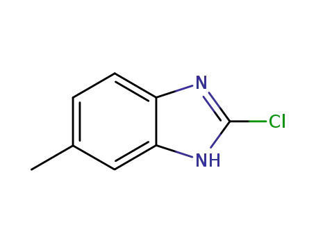 Molecular Structure of 4887-94-9 (1H-Benzimidazole,2-chloro-5-methyl-(9CI))