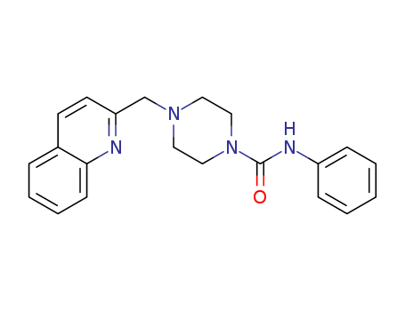 1-Piperazinecarboxamide, N-phenyl-4-(2-quinolinylmethyl)-