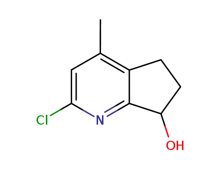 2-chloro-6,7-dihydro-4-methyl-5H-cyclopenta[b]pyridin-7-ol