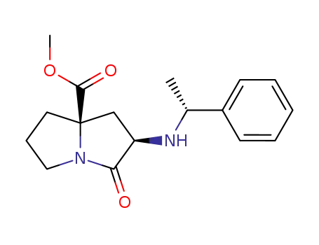 methyl (2R,7aR)-3-oxo-2-{[(1R)-1-phenylethyl]amino}tetrahydro-1H-pyrrolizine-7a(5H)-carboxylate