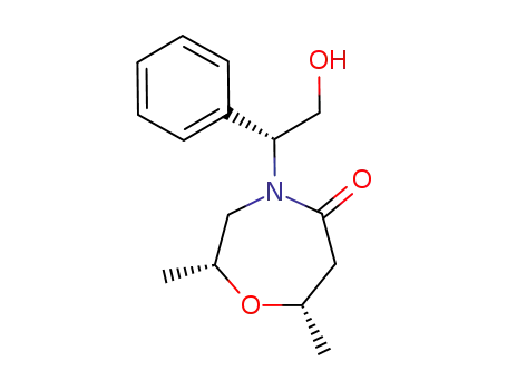 1,4-Oxazepin-5(2H)-one,
tetrahydro-4-[(1R)-2-hydroxy-1-phenylethyl]-2,7-dimethyl-, (2R,7S)-
