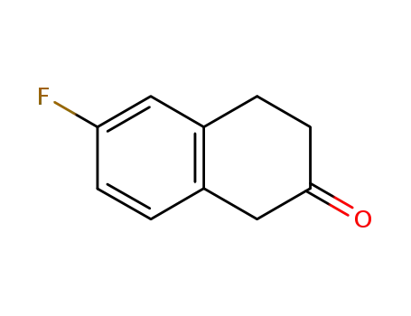 Molecular Structure of 29419-14-5 (6-Fluoro-2-tetralone)