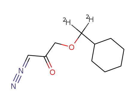 1-(cyclohexyl-[2H,2H]-methoxy)-3-diazopropanone