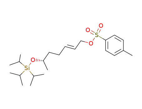 2-Hepten-1-ol, 6-[[tris(1-methylethyl)silyl]oxy]-,
4-methylbenzenesulfonate, (2E,6S)-