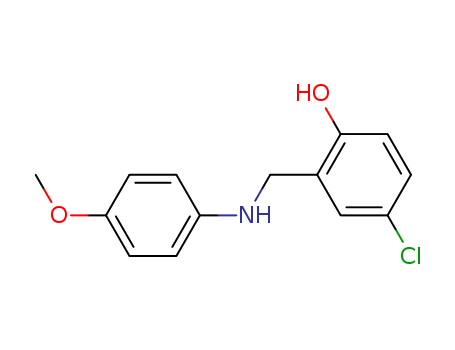 4-chloro-2-{[(4-methoxyphenyl)amino]methyl}phenol