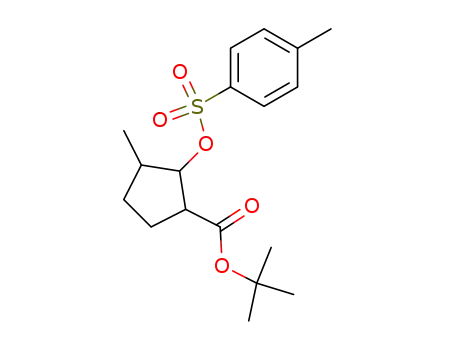 Cyclopentanecarboxylic acid,
3-methyl-2-[[(4-methylphenyl)sulfonyl]oxy]-, 1,1-dimethylethyl ester