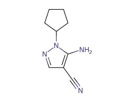 1H-Pyrazole-4-carbonitrile, 5-amino-1-cyclopentyl-