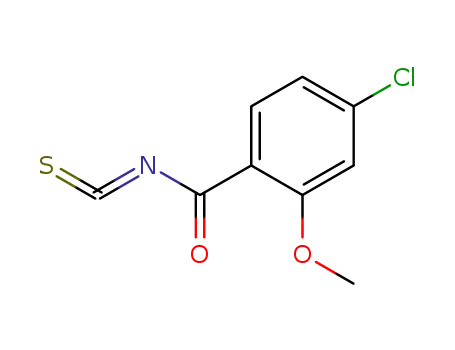 Molecular Structure of 848648-96-4 (Benzoyl isothiocyanate, 4-chloro-2-methoxy-)