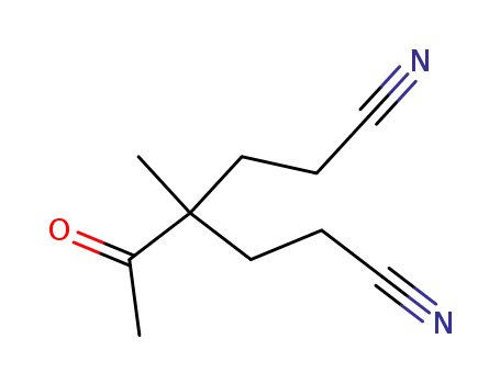 Molecular Structure of 1681-17-0 (3-ACETYL-3-METHYLPENTANEDICARBONITRILE)